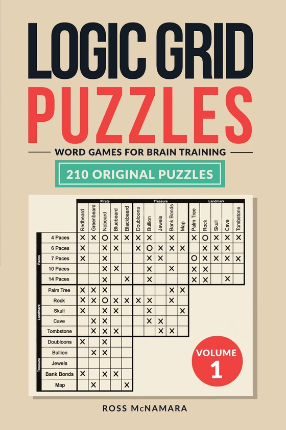 Logic Grid Puzzles book cover